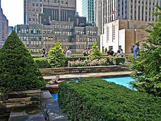 New York impozáns tetőtéri kertjei